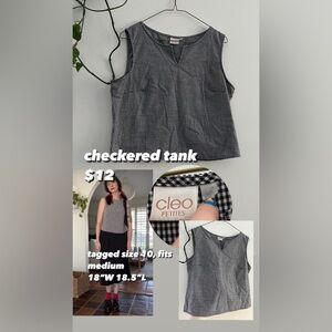 checkered tank